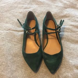 Forest green flats